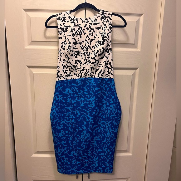 NWT House of CB London blue leopard dress - Picture 1 of 5